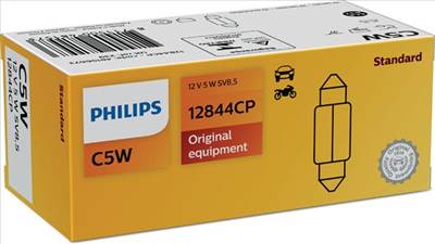 izzó, rendszámtábla-világítás PHILIPS 12844CP for BMW, MERCEDES-BENZ, HYMER, TEREX, …