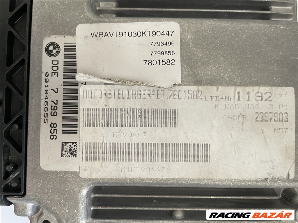 BMW 3-as E90,E91 5- E60,E61 7- E65 30d M57 motorvezérlő 7799856 2. kép