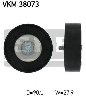 SKF VKM 38073 - hosszbordásszíj vezetőgörgő MERCEDES-BENZ MERCEDES-BENZ (BBDC)