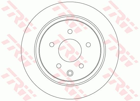 féktárcsa TRW DF7369 for NISSAN, INFINITI, DONGFENG 1. kép
