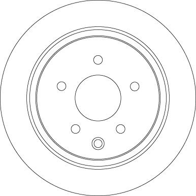 féktárcsa TRW DF7369 for NISSAN, INFINITI, DONGFENG 2. kép