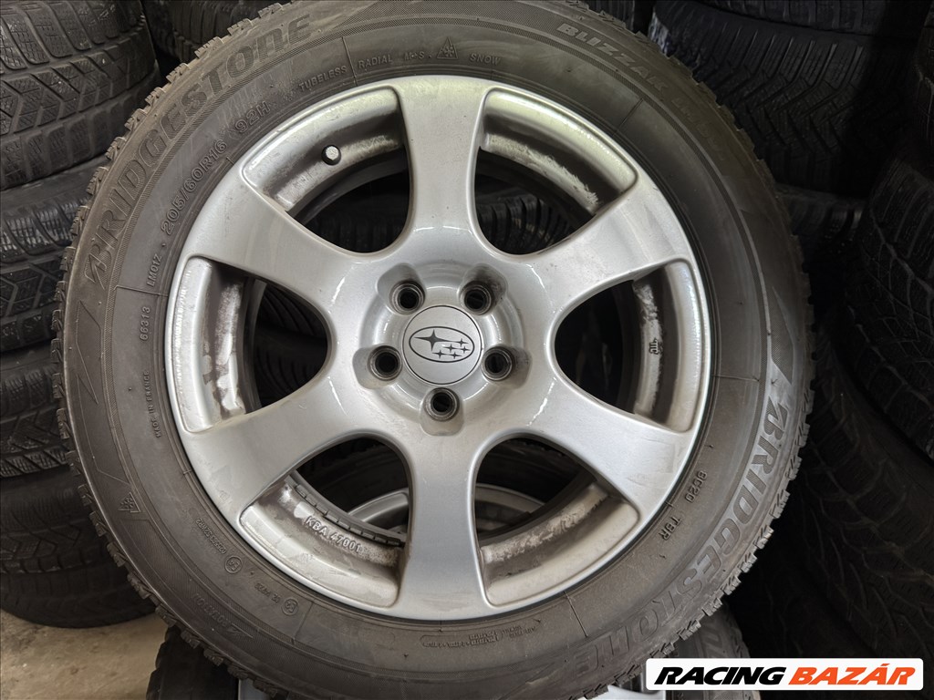 Subaru Legacy Alutec 6,5X16-os 5X100-as ET48 könnyűfém felni garntúra eladó 4. kép