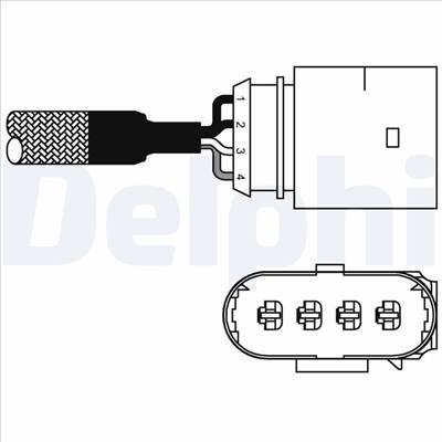 lambdaszonda DELPHI ES10981-12B1 for AUDI, VW, SEAT, SKODA, …