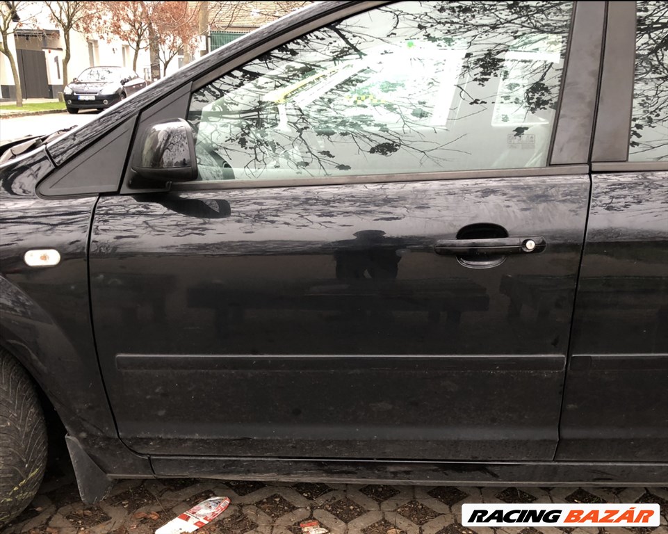 Ford Focus Mk2 Bal első ajtó fekete 1. kép