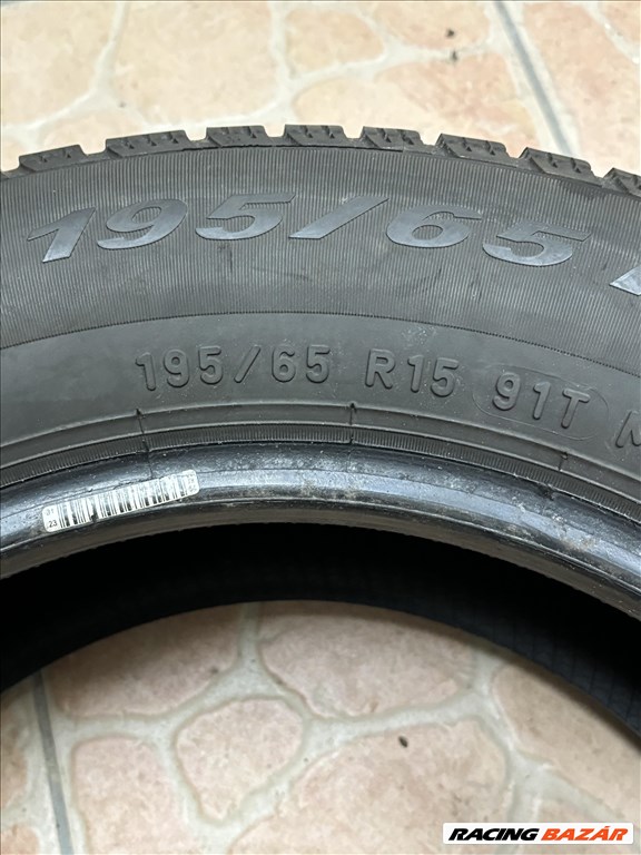  195/6515" használt Continental, Pirelli téli gumi  9. kép