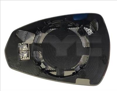 tükör üveg, külső visszapillantó TYC 302-0101-1 for AUDI