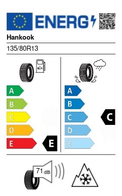 Hankook W452 Winter iCept RS2 135/80 R13 70T téli gumi 2. kép