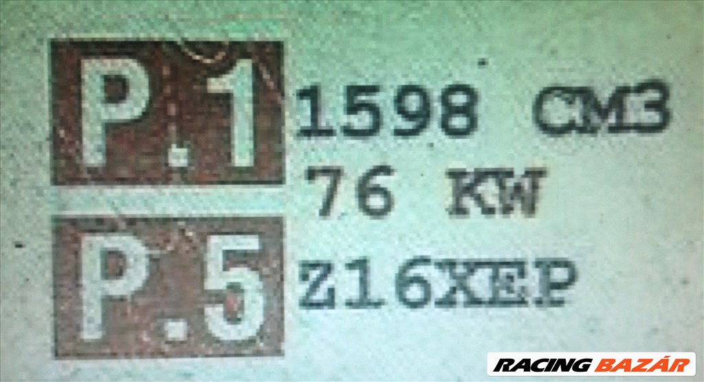 Opel Astra G 1.6 16V hengerfej z16xep astra	 1. kép