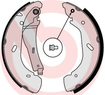 BREMBO S 56 513 - fékpofakészlet FORD FORD AUSTRALIA LDV 1. kép