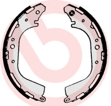 BREMBO S 56 529 - fékpofakészlet INFINITI NISSAN 1. kép
