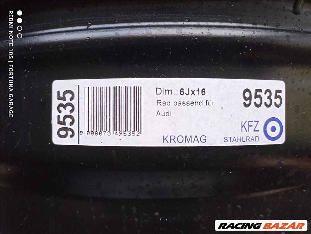  5x112 16" Audi használt lemezfelni garnitúra (506) 7. kép