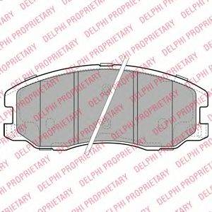 DELPHI LP1987 - fékbetét CATERHAM CHEVROLET CHEVROLET (SGM) OPEL VAUXHALL