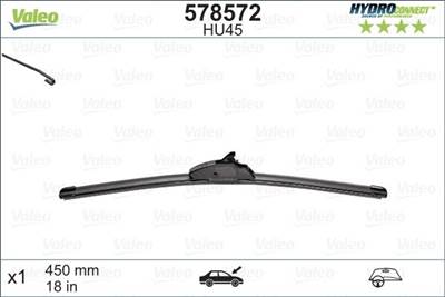 törlőlapát VALEO 578572 for CITROËN, FIAT, RENAULT, VW, …