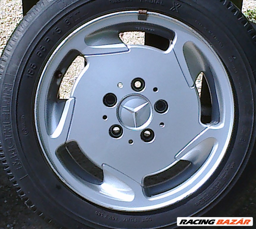 Eladó 4db 15-ös 5x112 Mercedes alufelni 185/65R15-ös Michelin nyári gumival 2. kép