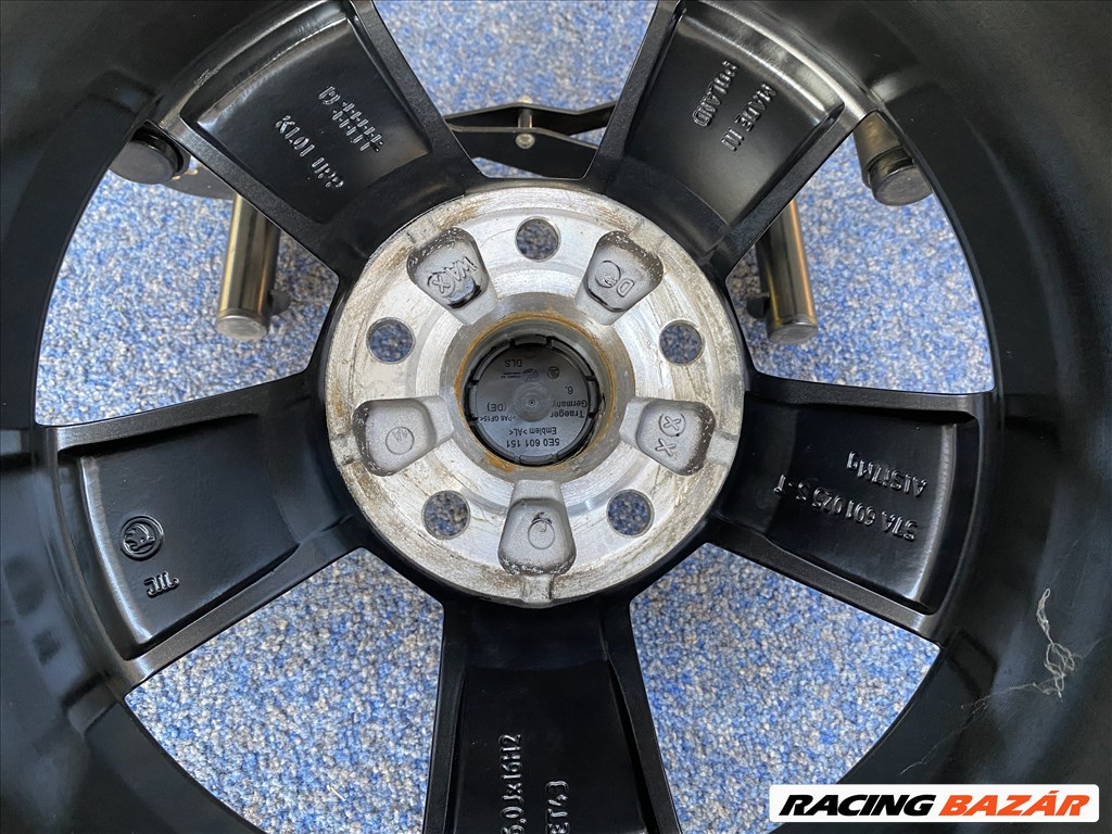 (3454)  Skoda 16 gyári alufelni felni, 5x112, Octavia 2. kép