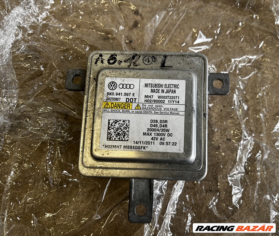 Audi A4 (B8 - 8K), Audi A5 (B8 - 8T), Audi A6 (C7 - 4G) Xenon trafó 8k0941597e 1. kép