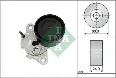 Szíjfeszítő, hosszbordás szíj Schaeffler INA 534 0510 10 for VW, AUDI, SKODA, SEAT