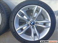  5x120 lyukosztású 17" újszerű Gyári BMW alufelni, 225/45 újszerű Michelin nyári gumi