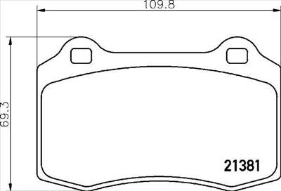 fékbetétkészlet, tárcsafék BREMBO P 36 020X for JAGUAR, VOLVO, CITROËN, PEUGEOT, …