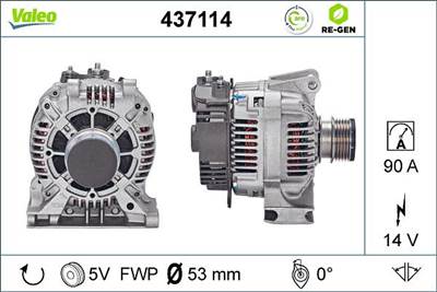 generátor VALEO 437114 for MERCEDES-BENZ