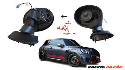 Mini F55 F56 R50/R53 bal oldali elektromos visszapillantótükör 3 tűs 🔅 csz C0174121