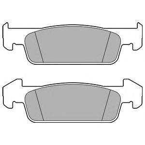 DELPHI LP2663 - fékbetét DACIA RENAULT