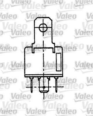 relé, munkaáram VALEO 643822 for VOLVO, MERCEDES-BENZ, SCANIA, RENAULT