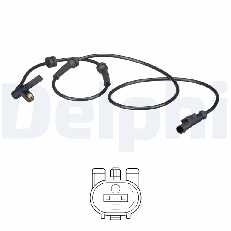 DELPHI SS20578 - kerékfordulatszám érzékelő FIAT 1. kép