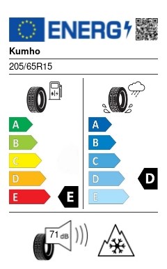 Kumho Winter PorTran CW51 205/65 R15C 102/100T M+S 3PMSF kisteher téli gumi 2. kép