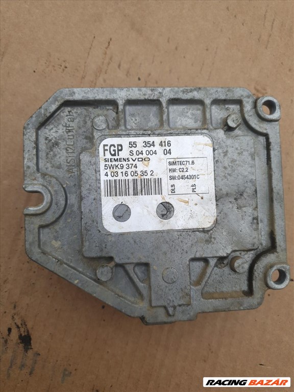Opel Vectra C Signum 1.8 Z18XE motorvezérlő elektronika  55354416 2. kép