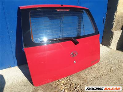 Daihatsu Cuore csomagtér ajtó szürke és piros