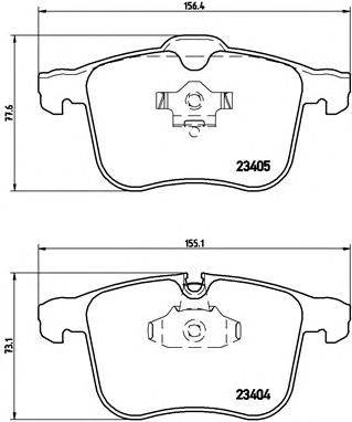 BREMBO P 59 049 - fékbetét CADILLAC HOLDEN OPEL SAAB VAUXHALL