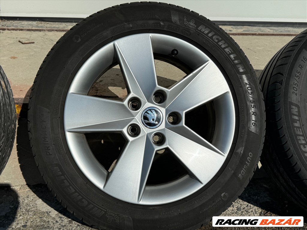 Skoda Octavia 205/55 R16 Michlein nyári kerék garnitúra 3. kép