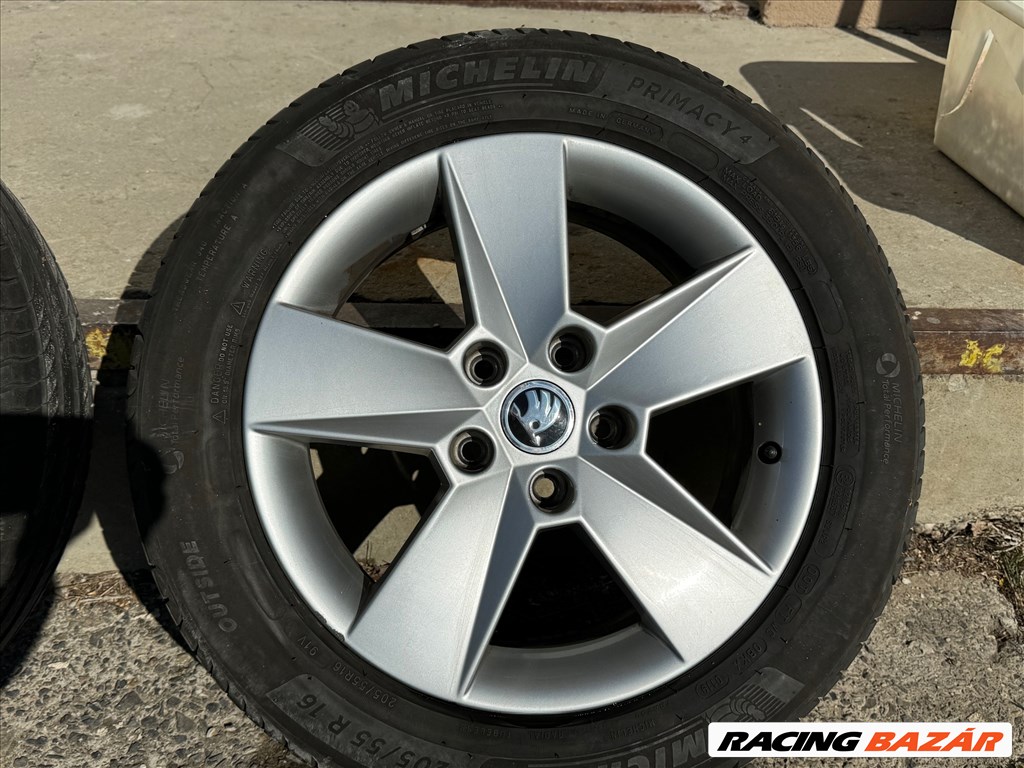 Skoda Octavia 205/55 R16 Michlein nyári kerék garnitúra 5. kép