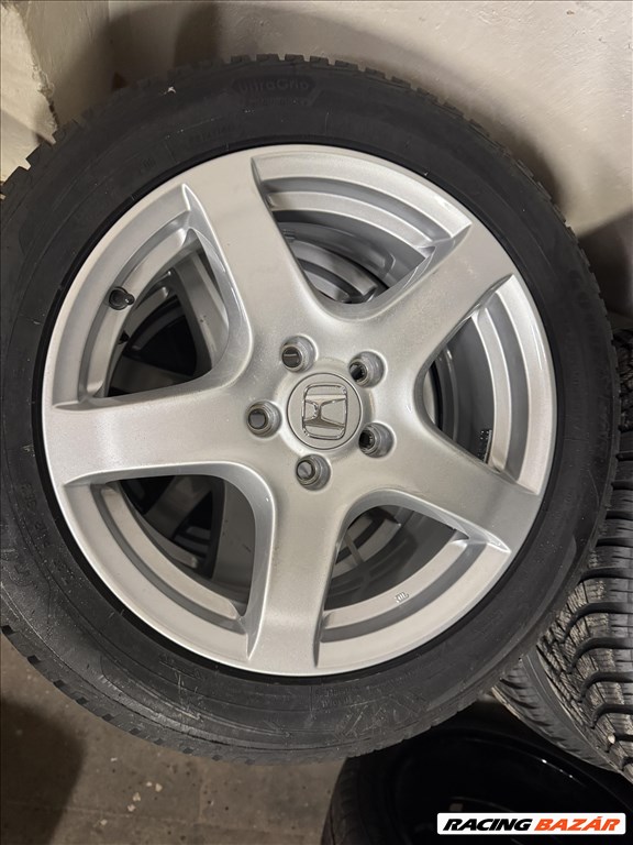 Honda gyári 7X17-es 5X114,3-as ET55 könnyűfém felni garnitura eladó 3. kép