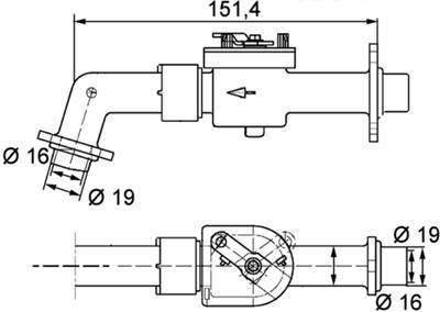 MAHLE CV 6 000P - hűtőfolyadék-szabályozó szelep VOLVO