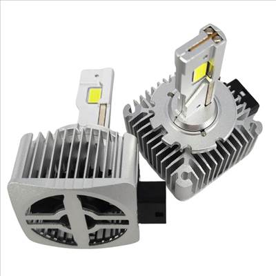 D1S LED izzó CANBUS 6000K Jégfehér - Hideg fehér 5084 CSP LED autóba - D-series 7200 lm - 2db-os készlet ✔️