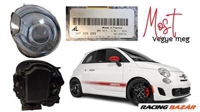 Fiat 500 gyári BI-Xenon jobb első fényszóró 51844936 52088873
