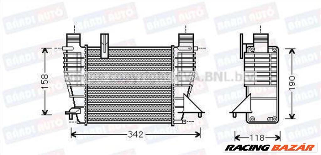 Renault Modus 1.5 dci cooler hűtő eladó. 5. kép
