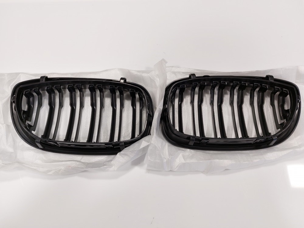 BMW E46 új coupe cabrio facelift dupla fényes fekete vese hûtõrács 4. kép