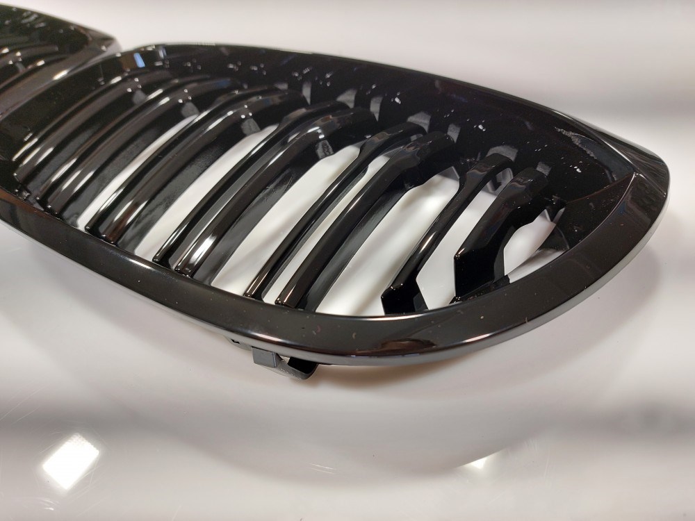 BMW E46 új coupe cabrio facelift dupla fényes fekete vese hûtõrács 5. kép