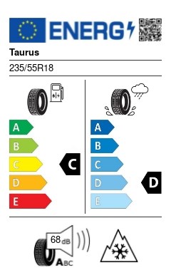 Taurus XL ALL SEASON SUV 235/55 R18 104V off road, 4x4, suv négyévszakos gumi 2. kép