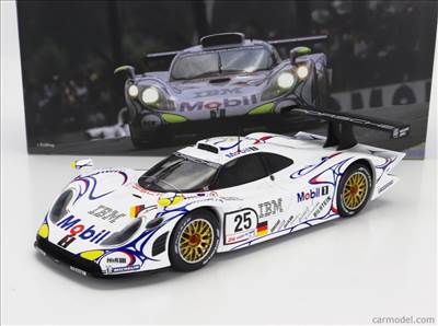 PORSCHE 911 GT1-98 3.2L TURBO TEAM PORSCHE AG MOBIL-1 N 25 2nd 24h LE MANS 1998 UWE ALZEN - JORG MULLER - BOB WOLLEK