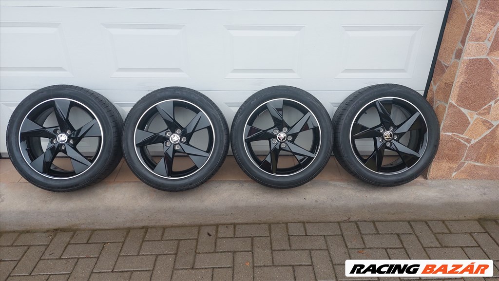 Gyári,új, Skoda Scala-Kamiq 17”alufelni 5x100 új nyári gumik 5. kép