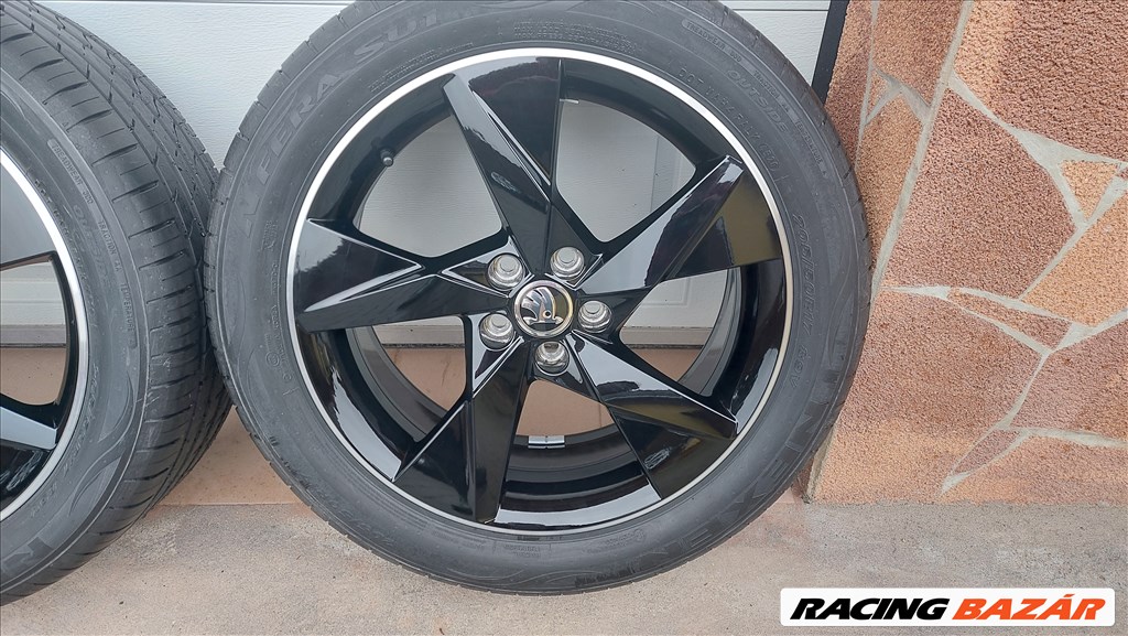Gyári,új, Skoda Scala-Kamiq 17”alufelni 5x100 új nyári gumik 2. kép