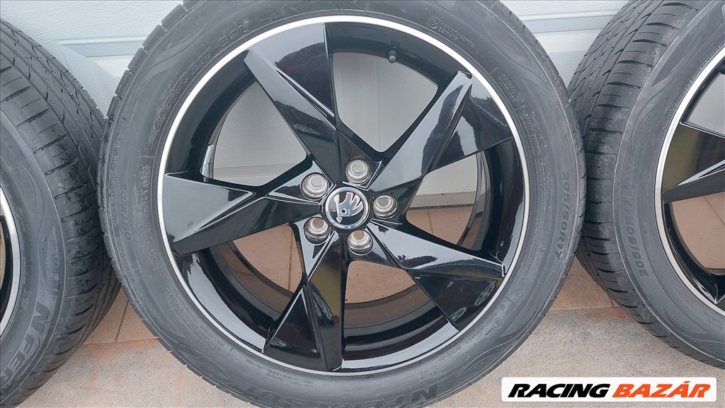 Gyári,új, Skoda Scala-Kamiq 17”alufelni 5x100 új nyári gumik 1. kép