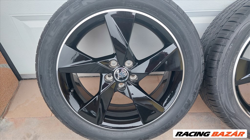 Gyári,új, Skoda Scala-Kamiq 17”alufelni 5x100 új nyári gumik 4. kép