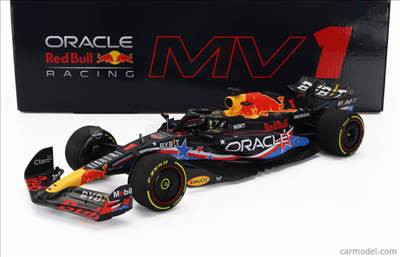 RED BULL F1 RB19 TEAM ORACLE RED BULL RACING N 1 WORLD CHAMPION WINNER AUSTIN USA GP 2023 MAX VERSTAPPEN MATT BLUE