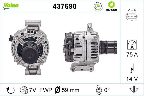 generátor VALEO 437690 for FORD 1. kép