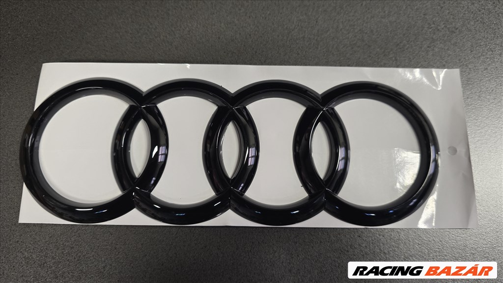 Audi Q5 (8R) fekete hátsó embléma/jel ÚJ! 200x70mm 1. kép